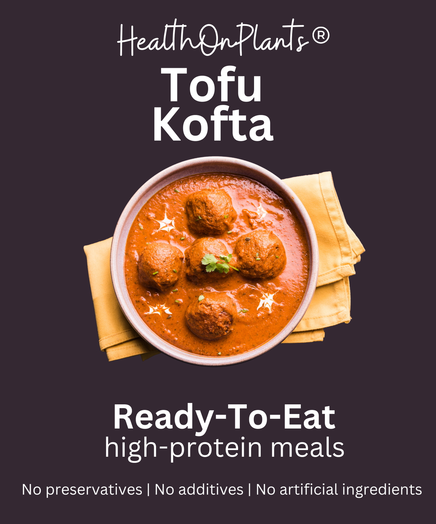 Tofu Kofta (Oil Free)