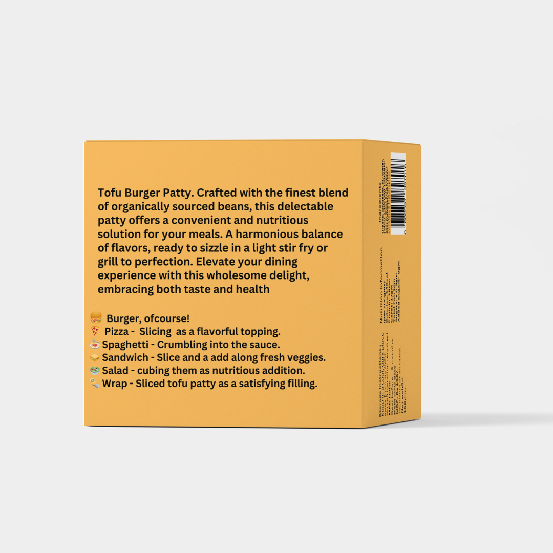 Tofu Patty Oil Free (Rest of India)