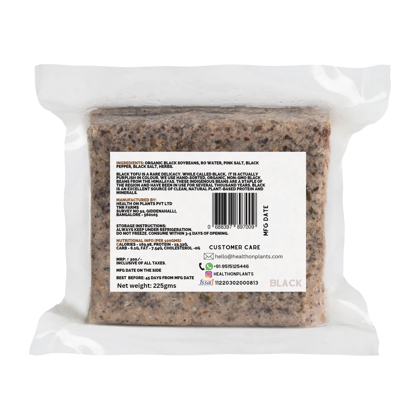 Himalayan Black Tofu (Bangalore)