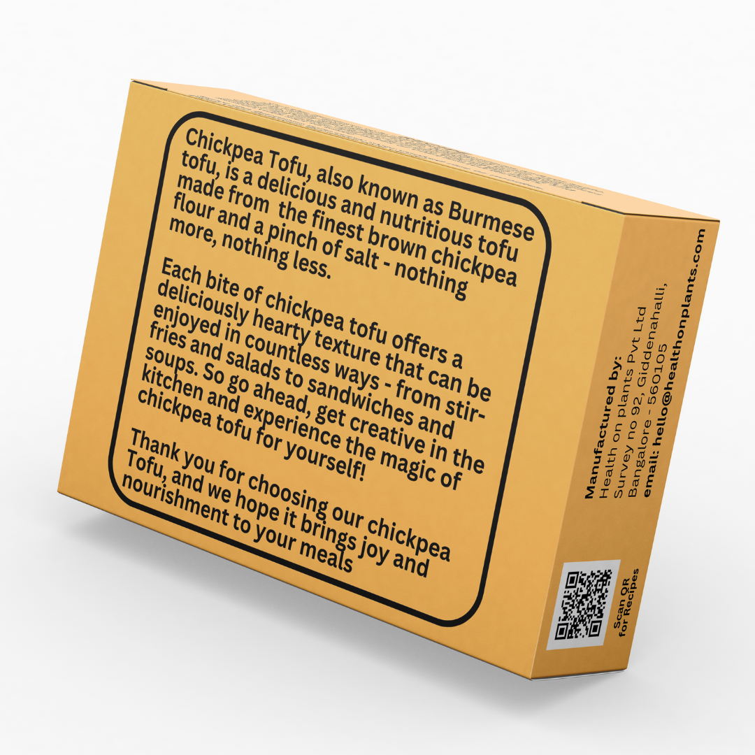 Chickpea Tofu /Burmese Shan) Tofu (Rest of India) (chickpea tofu).-200 grams