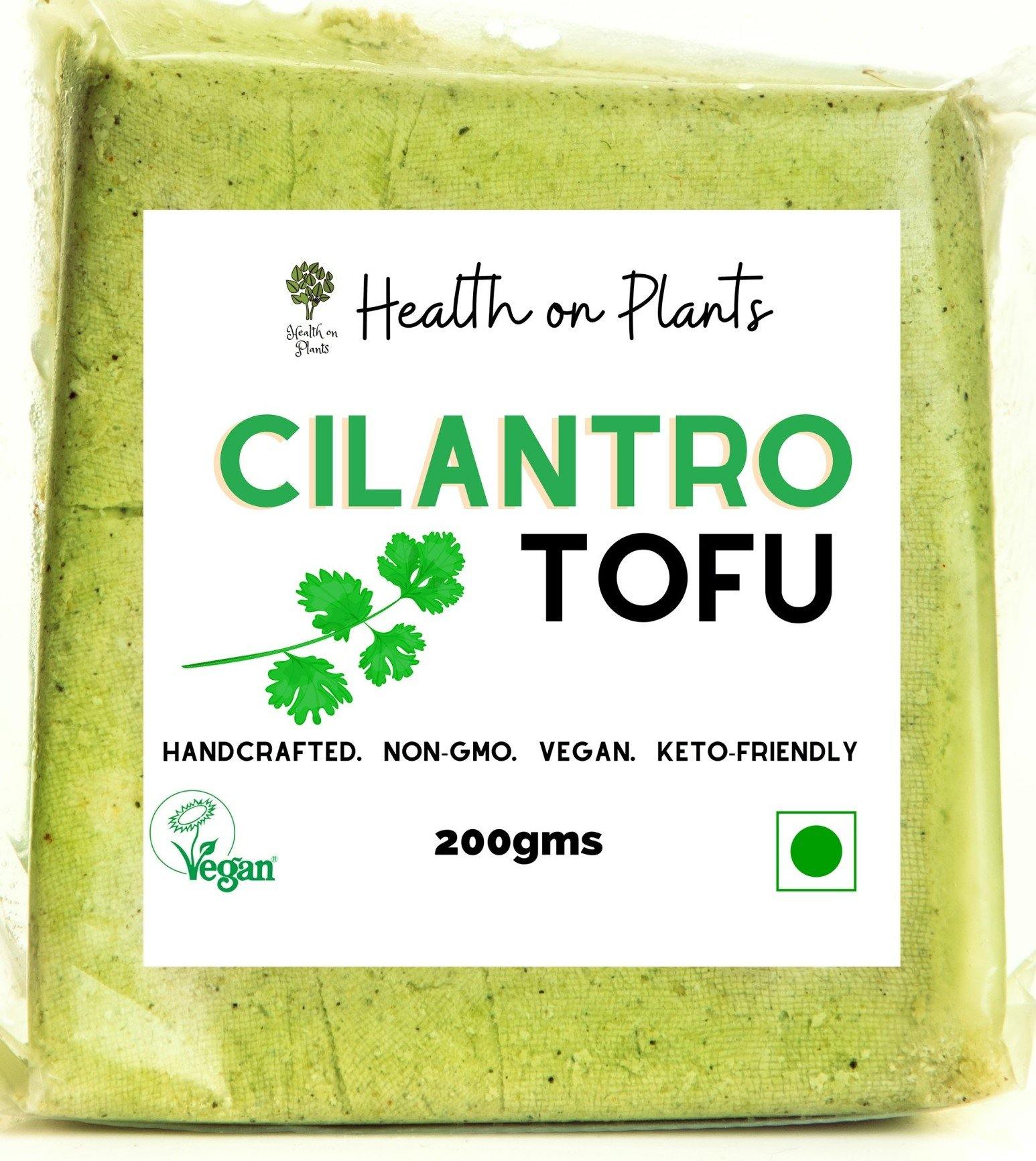 Tofu, Cilantro Tofu, Health on Plants