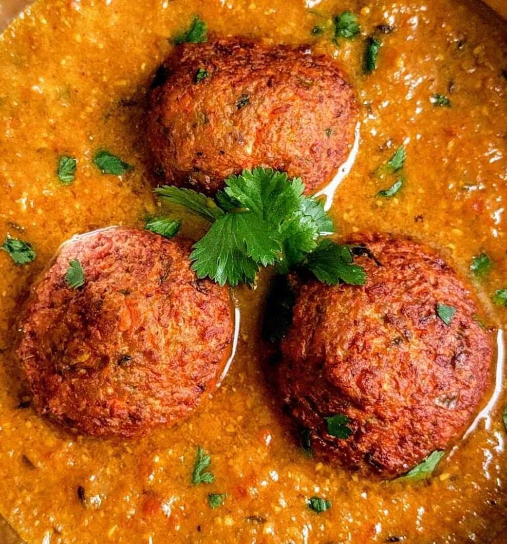 Tofu Kofta, made oil free , Health on Plants